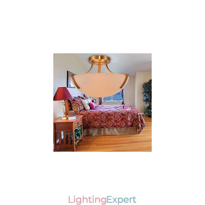 Rustic Lodge Vintage Mini Style Painting Metal Pendant Light