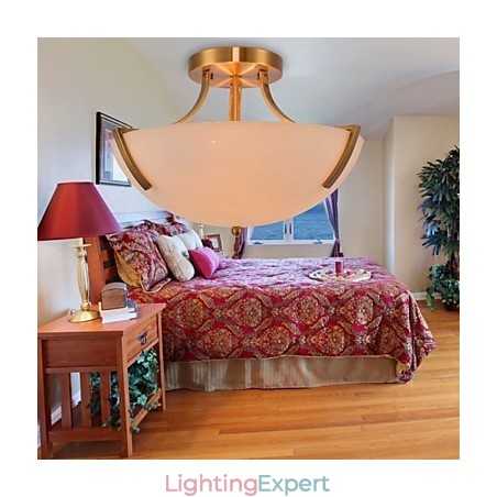 Rustic Lodge Vintage Mini Style Painting Metal Pendant Light