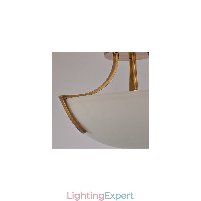 Rustic Lodge Vintage Mini Style Painting Metal Pendant Light