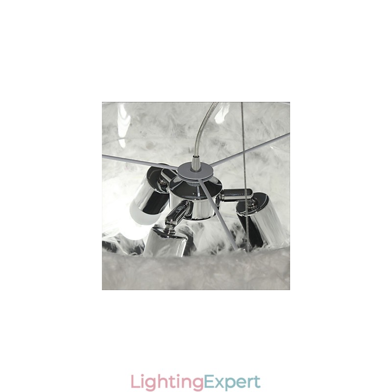 Hot Selling Dia Fashion Feather Chandelier Modern Light