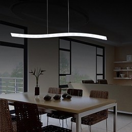 Modern Contemporary Chrome Pendant Light