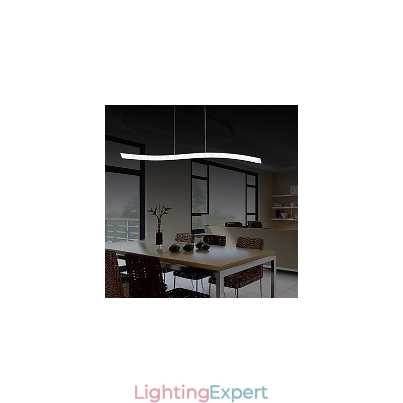Modern Contemporary Chrome Pendant Light