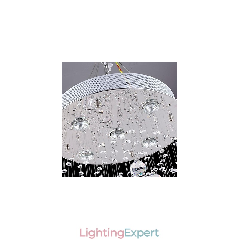Modern Contemporary Traditional Classic Rustic Lodge Vintage Country Island Crystal Electroplated Metal Pendant Light