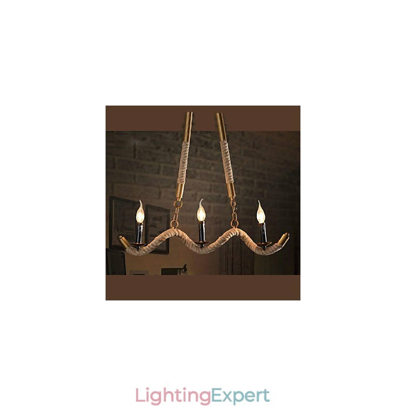 Traditional Classic Vintage Retro Lantern Country Electroplated Metal Pendant Light