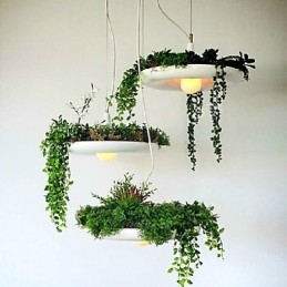 Aluminum Droplight Nordic Creative Contracted Sky Garden Lamps And Lanterns Light No Soil Plant