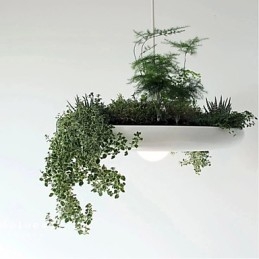 Aluminum Droplight Nordic Creative Contracted Sky Garden Lamps And Lanterns Light No Soil Plant