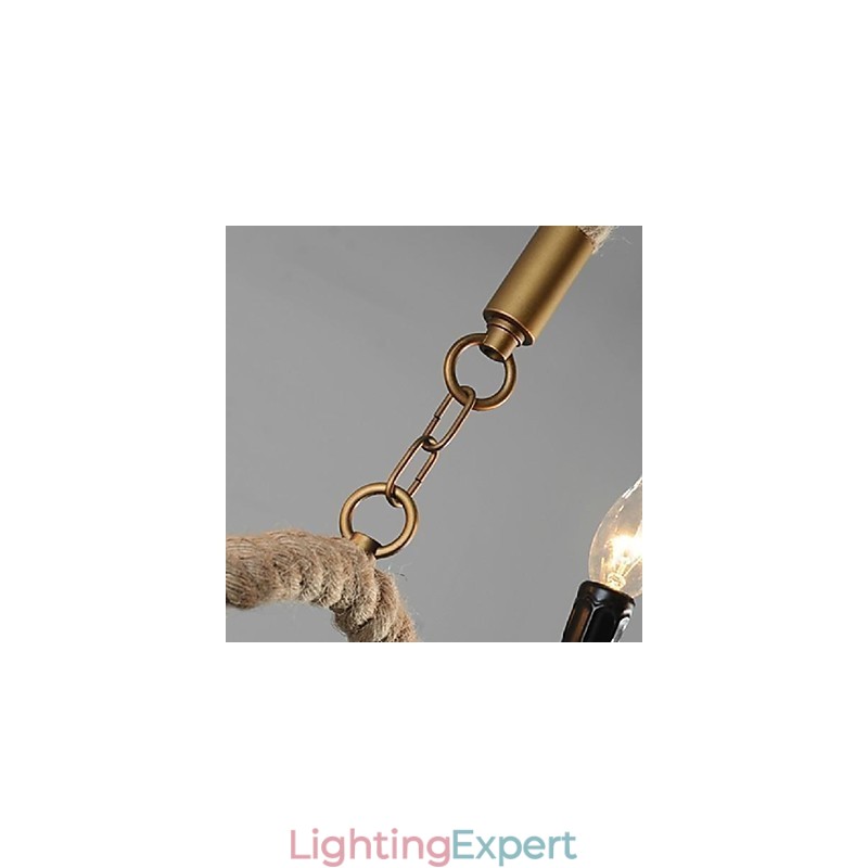Traditional Classic Vintage Retro Lantern Country Electroplated Metal Pendant Light
