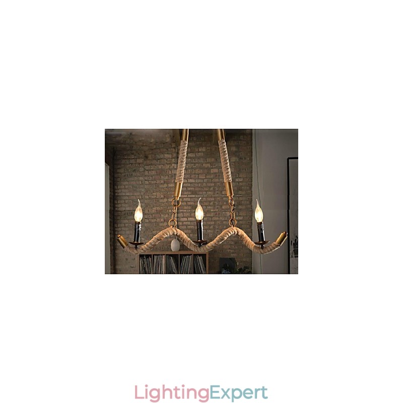 Traditional Classic Vintage Retro Lantern Country Electroplated Metal Pendant Light