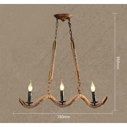 Traditional Classic Vintage Retro Lantern Country Electroplated Metal Pendant Light