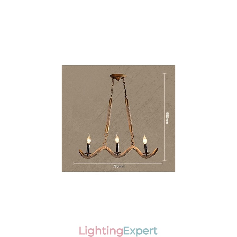 Traditional Classic Vintage Retro Lantern Country Electroplated Metal Pendant Light