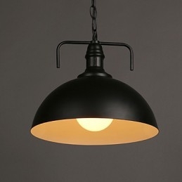 Nordic American Country Industrial Semicircle Fashion Wrought Iron Single Head Droplight