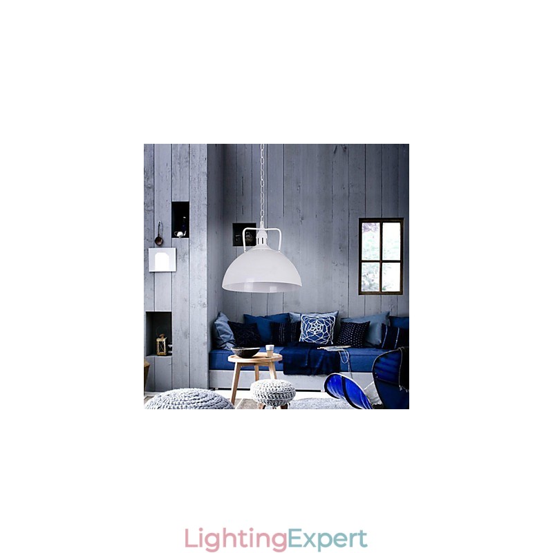 Nordic American Country Industrial Semicircle Fashion Wrought Iron Single Head Droplight