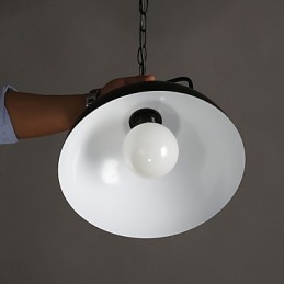 Nordic American Country Industrial Semicircle Fashion Wrought Iron Single Head Droplight