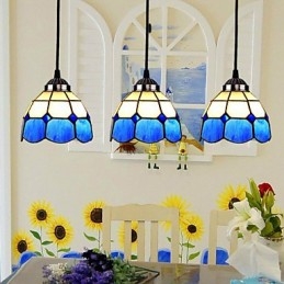 European Contracted Droplight Glass Lampshade Lamps And Lanterns Of The Mediterranean