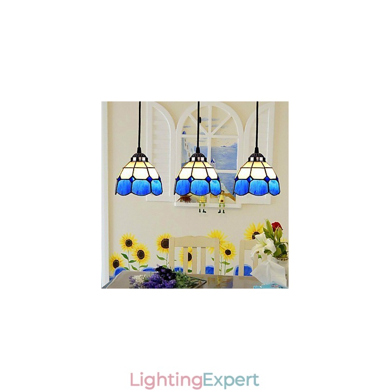 European Contracted Droplight Glass Lampshade Lamps And Lanterns Of The Mediterranean