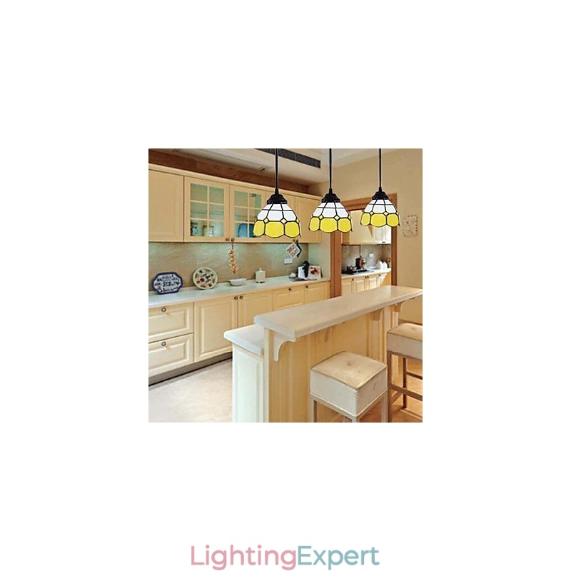 European Contracted Droplight Glass Lampshade Lamps And Lanterns Of The Mediterranean