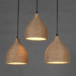 Country Lofts Restoring Ancient Ways Hemp Rope Single Head Small Droplight Lamp