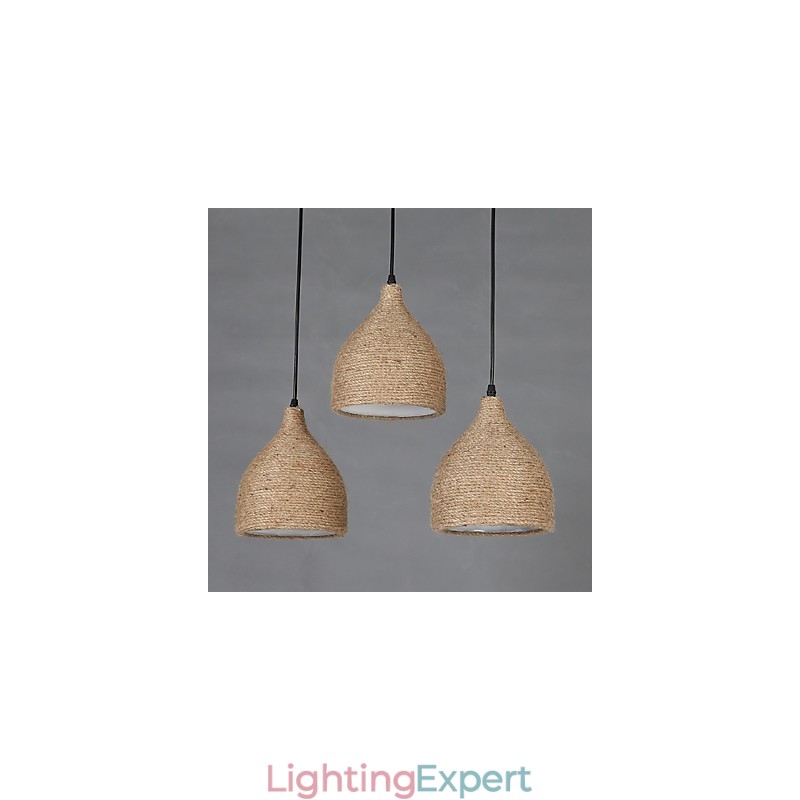 Country Lofts Restoring Ancient Ways Hemp Rope Single Head Small Droplight Lamp