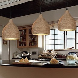 Country Lofts Restoring Ancient Ways Hemp Rope Single Head Small Droplight Lamp