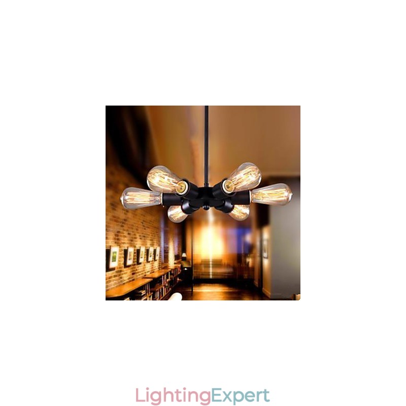 American Country Industrial Wind Six Head Ferris Wheel Droplight