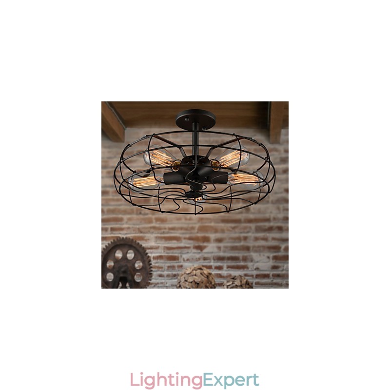 The American Country Industrial Designer Lamp Personalized Lamp European Retro Fan Ceiling Lamps