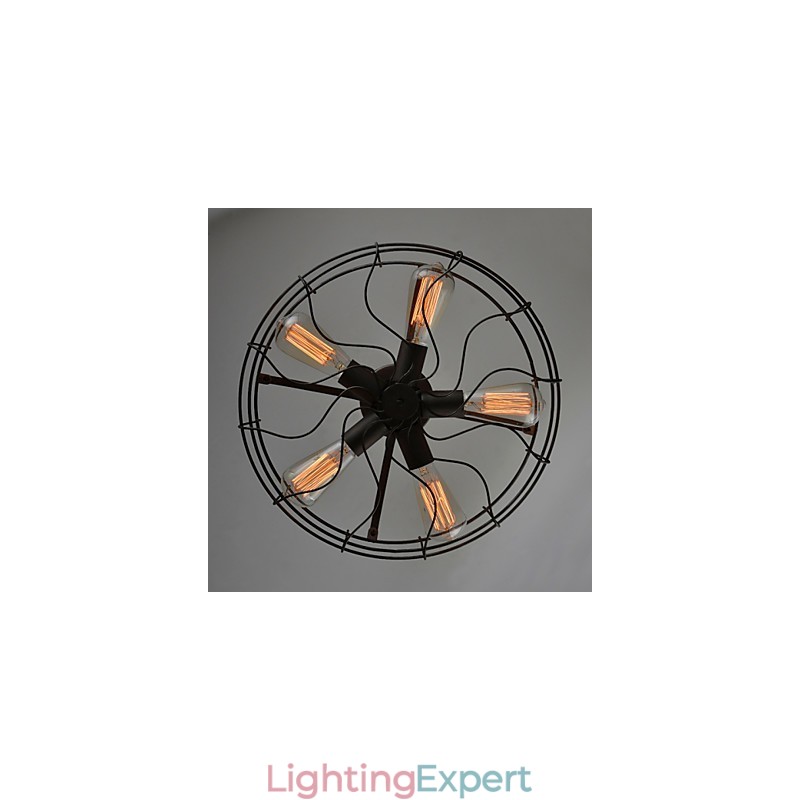 The American Country Industrial Designer Lamp Personalized Lamp European Retro Fan Ceiling Lamps