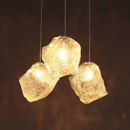 Contemporary And Contracted Art Glass Irregular Meals Chandelier Ice Crystal Chandelier