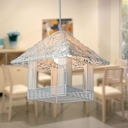 The Cage Bird'S Nest Character Art Cany Art Single Head Small Droplight Lamp