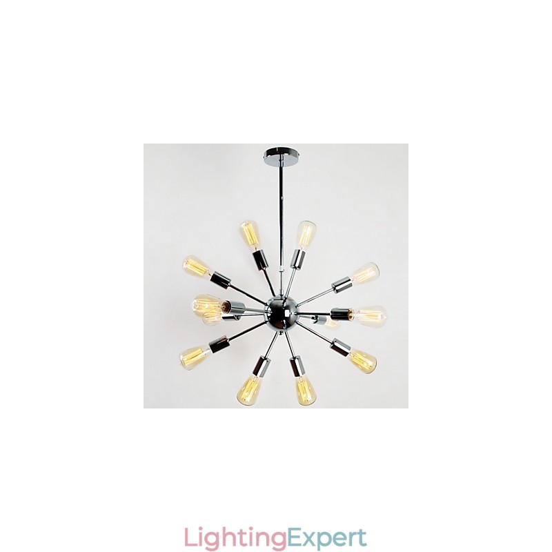 Electroplated Metal Chandelier