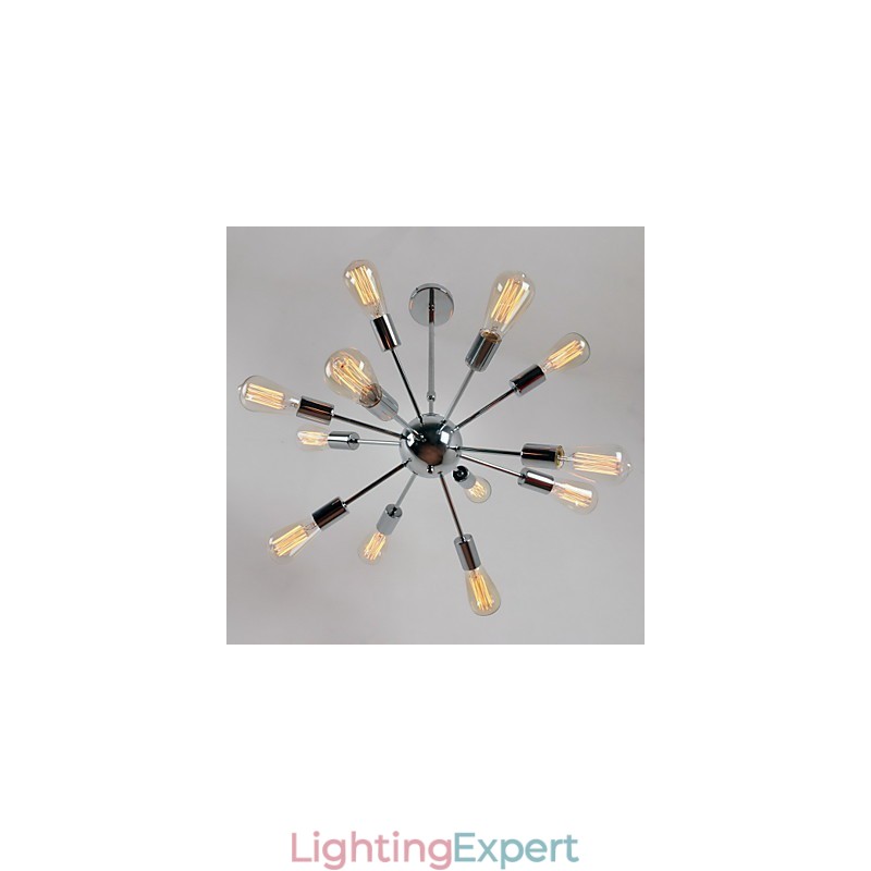 Electroplated Metal Chandelier