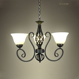 Jane The Chandelier Is Contracted Wrought Iron Creative European Style Decorative Lighting Lamps