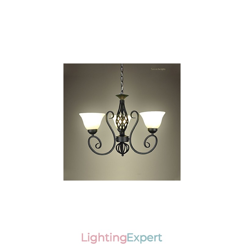Jane The Chandelier Is Contracted Wrought Iron Creative European Style Decorative Lighting Lamps