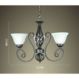 Jane The Chandelier Is Contracted Wrought Iron Creative European Style Decorative Lighting Lamps