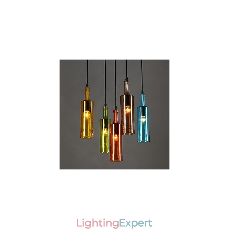 Diffuse Light Color Restoring Ancient Ways Bottle Droplight Pendant Light
