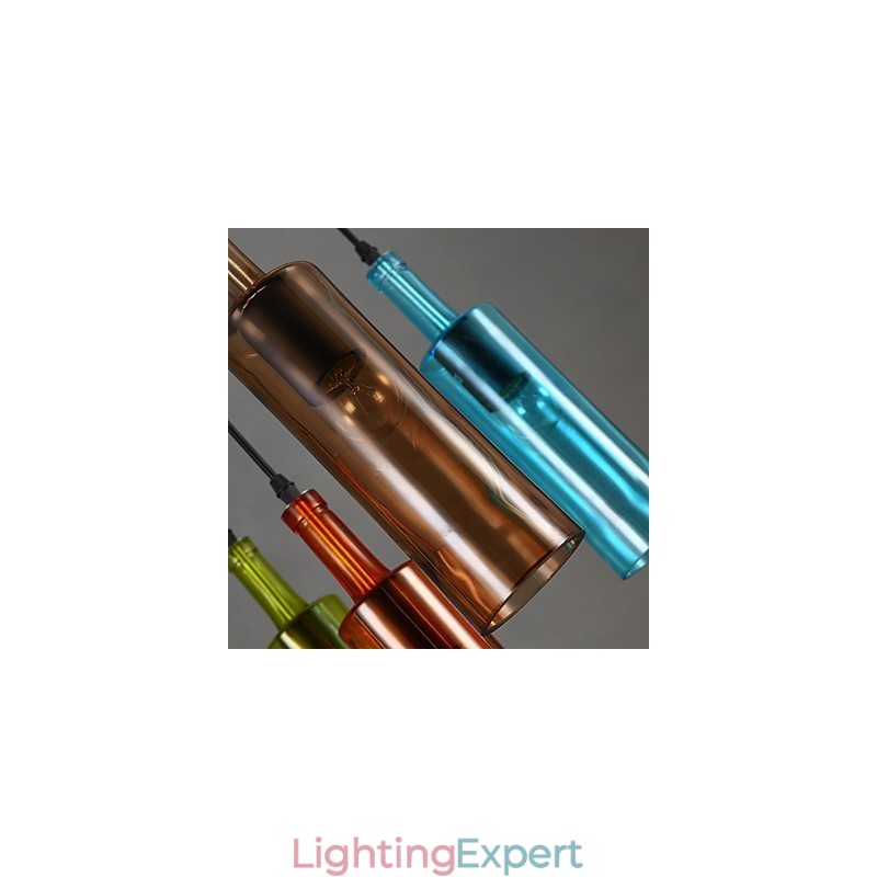 Diffuse Light Color Restoring Ancient Ways Bottle Droplight Pendant Light