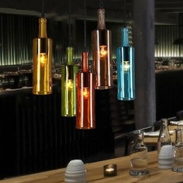 Diffuse Light Color Restoring Ancient Ways Bottle Droplight Pendant Light