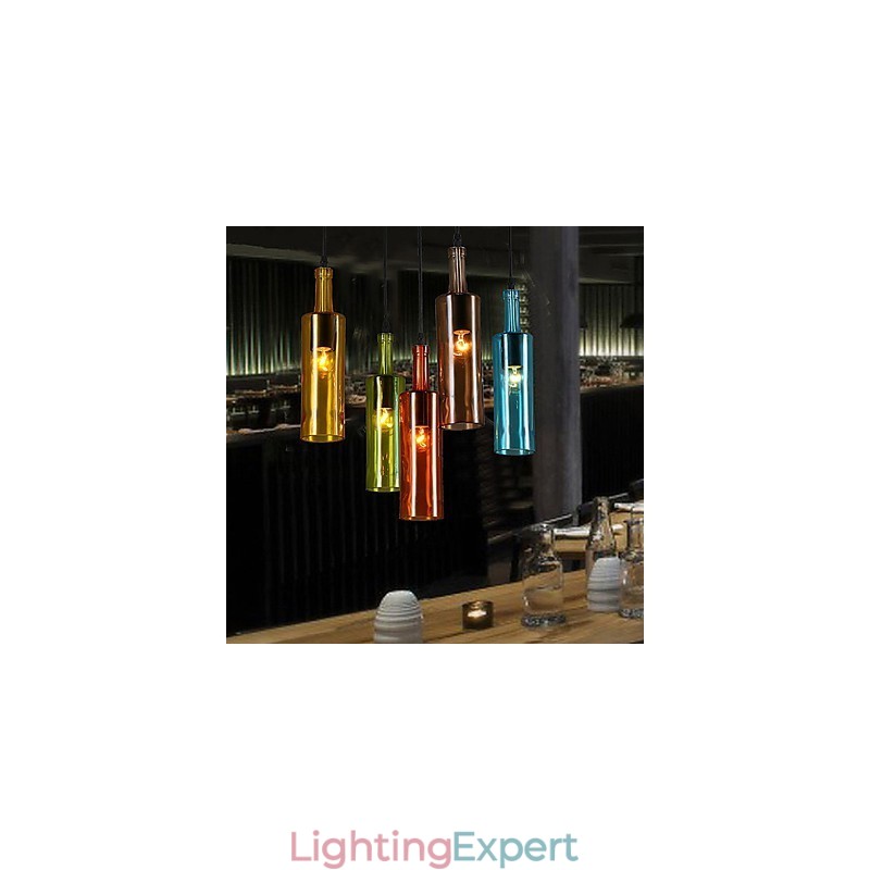 Diffuse Light Color Restoring Ancient Ways Bottle Droplight Pendant Light