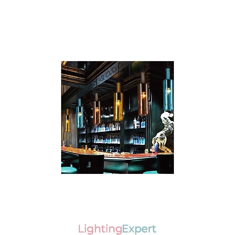 Diffuse Light Color Restoring Ancient Ways Bottle Droplight Pendant Light
