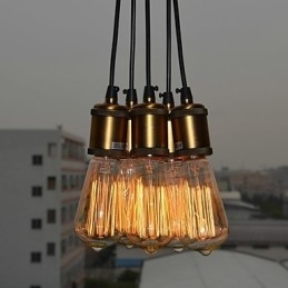 Country Electroplated Metal Flush Mount