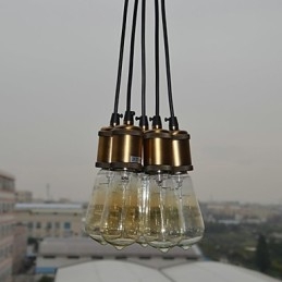 Country Electroplated Metal Flush Mount