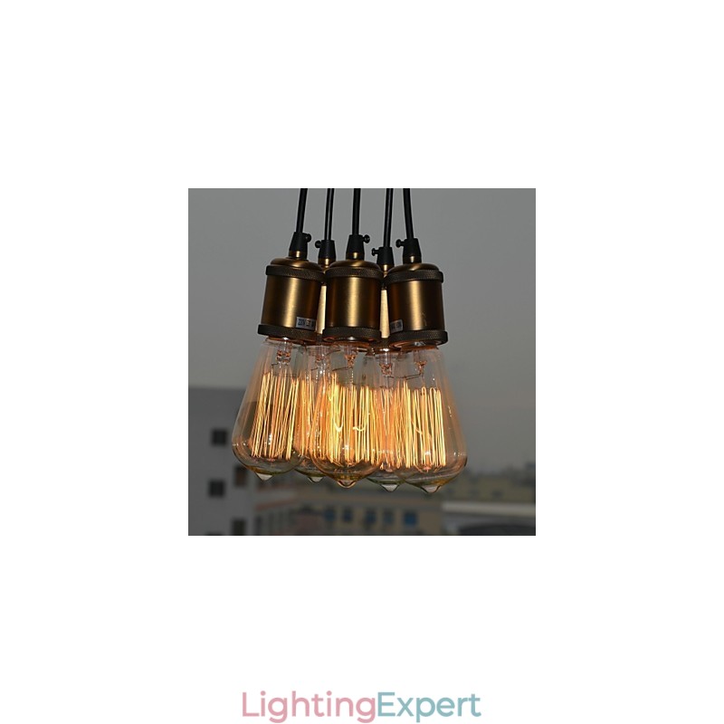Country Electroplated Metal Flush Mount