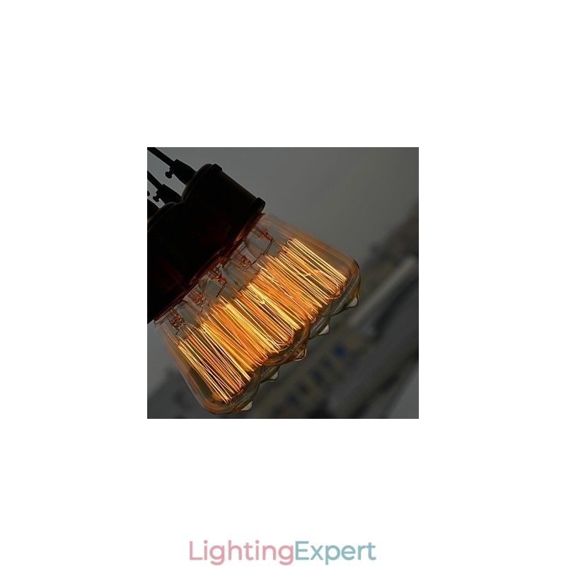 Country Electroplated Metal Flush Mount