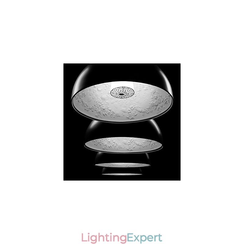 Modern Contemporary Bowl Mini Style Painting Pendant Light