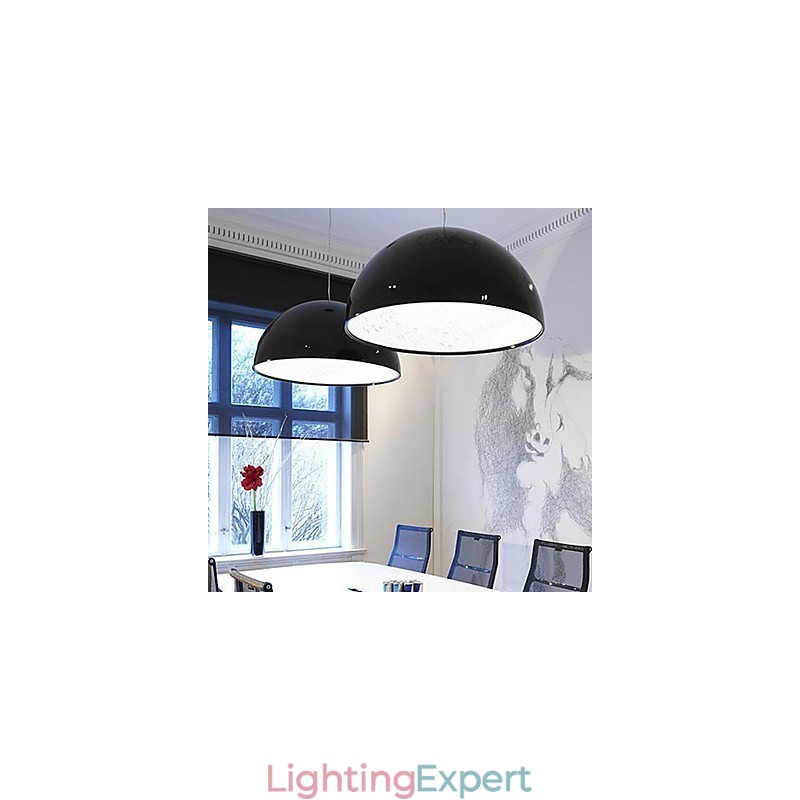 Modern Contemporary Bowl Mini Style Painting Pendant Light