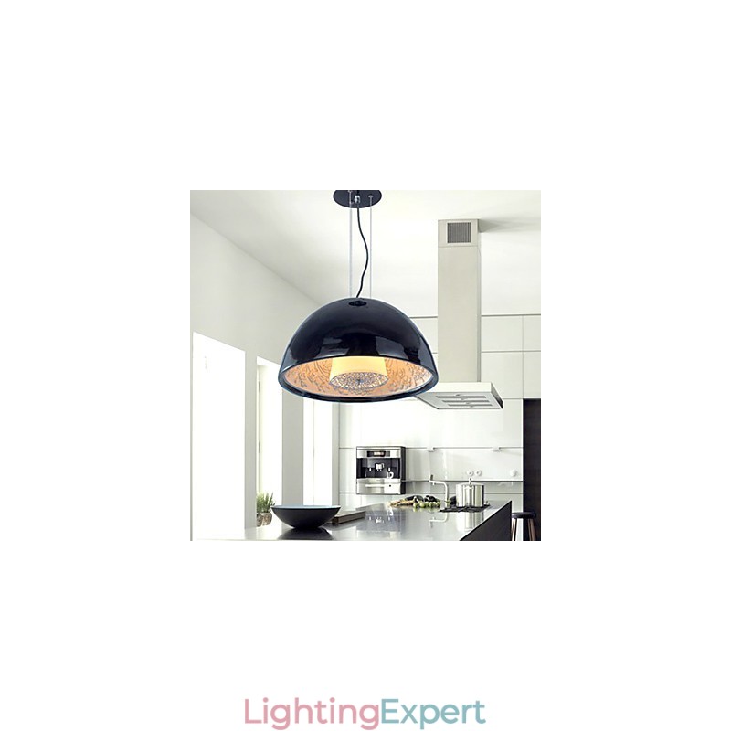 Modern Contemporary Bowl Mini Style Painting Pendant Light