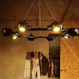 Vintage Chandelier Iron Creative Industrial Wind Chandelier