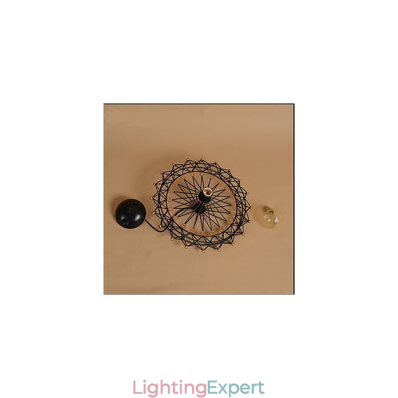 American Country Iron Industry Ferris Wheel Chandelier