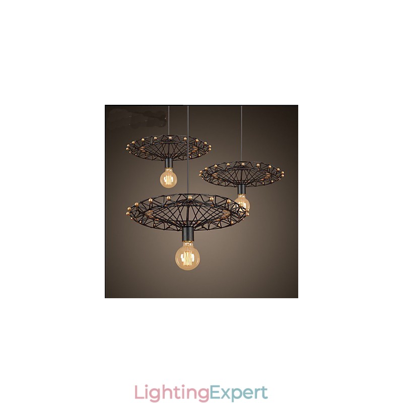 American Country Iron Industry Ferris Wheel Chandelier