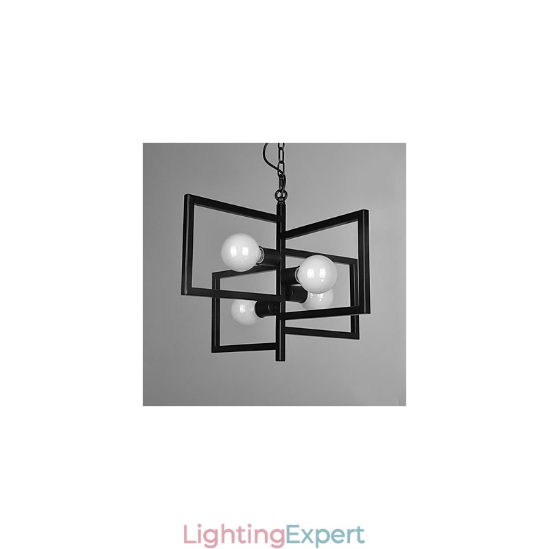 Vintage Country Painting Metal Pendant Light Garage