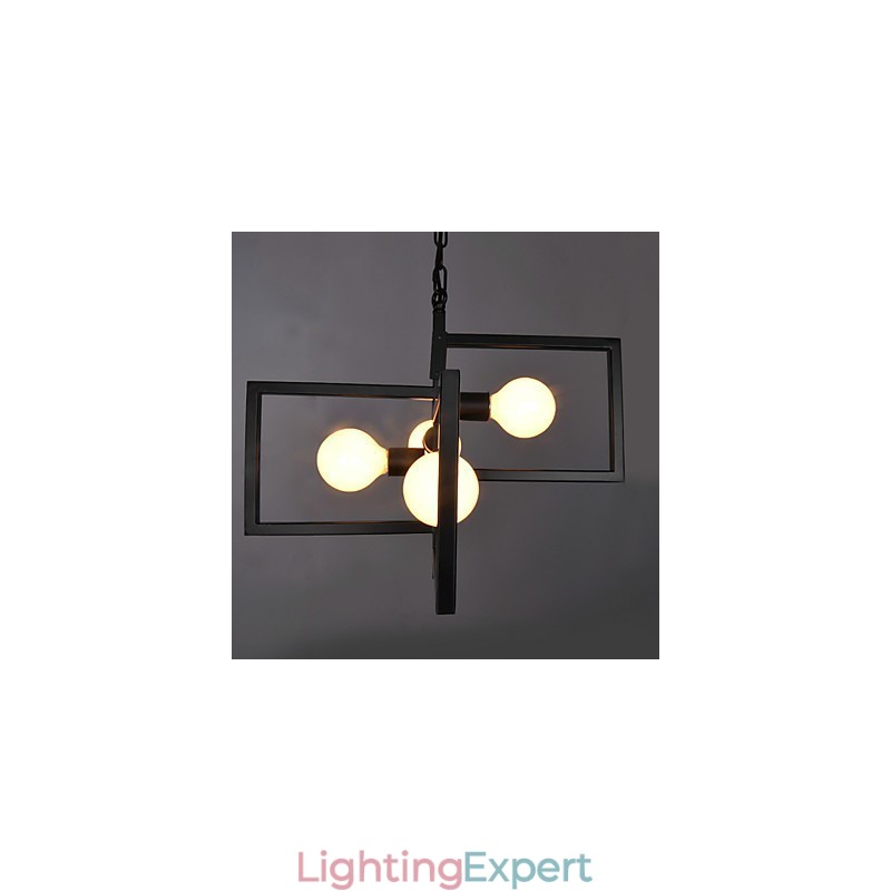Vintage Country Painting Metal Pendant Light Garage